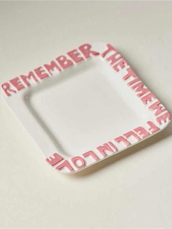 Anthropologie Other - Anthropologie L & Clay "Remember The Time We Fell In Love" Trinket Dish